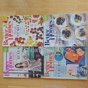 Better Homes and Gardens Magazine Lot of 4 February March April May 2016